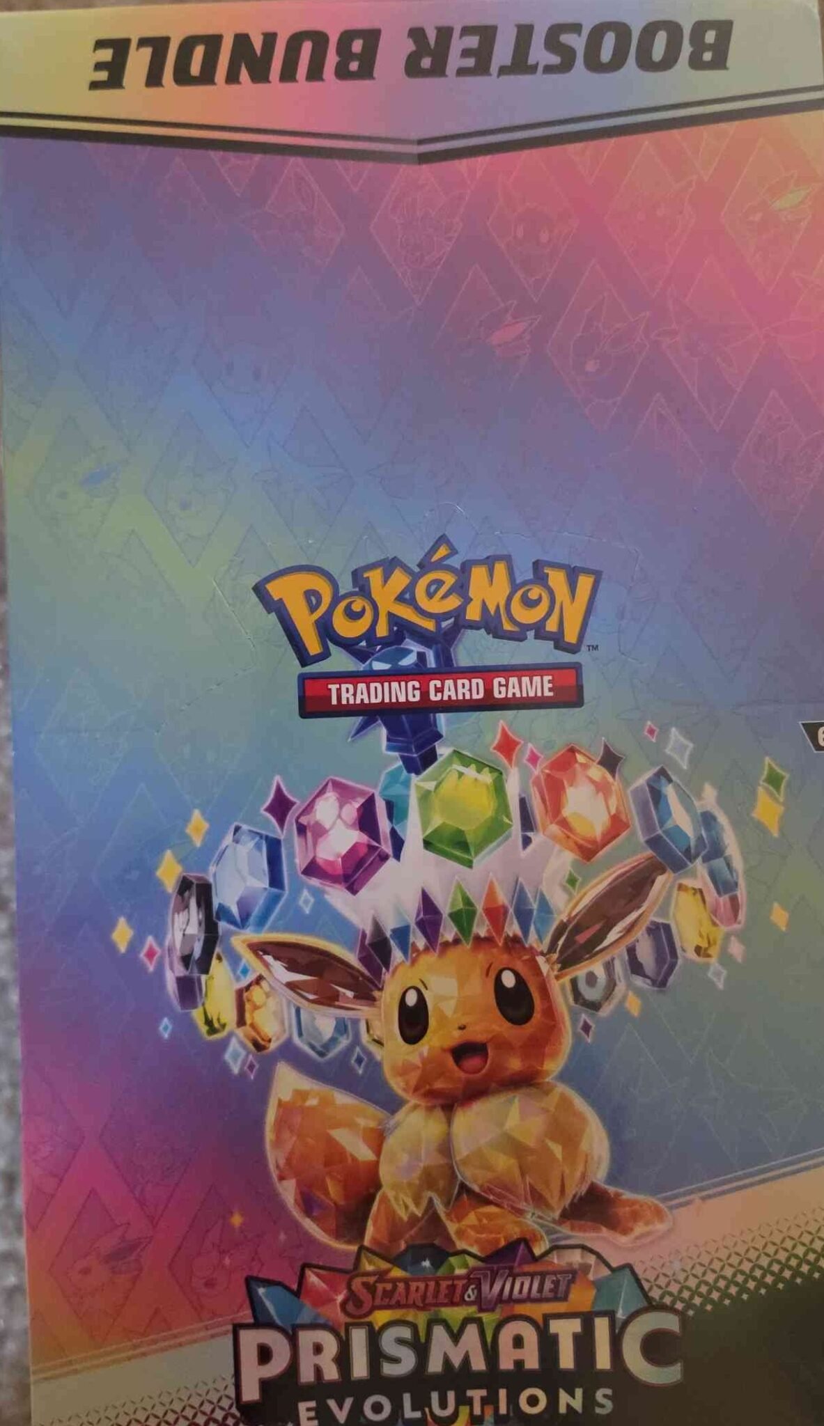 Prismatic Evolutions Booster Bundle Display