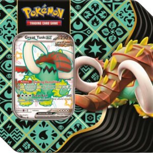 Paldean Fates Great Tusk/ Iron tread EX Tin